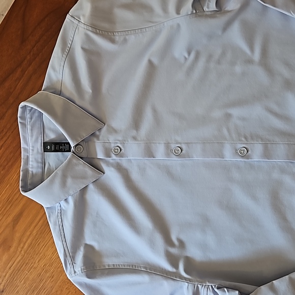 Lululemon New Venture Classic-Fit Long-Sleeve Shirt, Light Blue - Picture 6 of 7